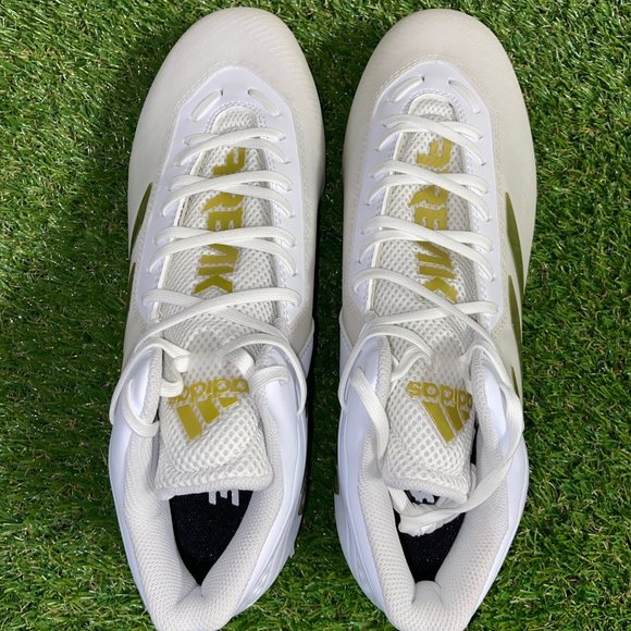 Adidas Freak Bounce Football Cleats Shoes GZ0722 White Gold Men Size 13 NEW